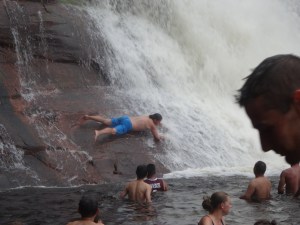 badespaß am Salto Angel!
