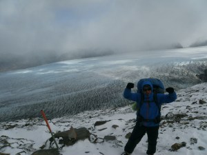 ... und schließlich mit dem Blick zur anderen Seite auf den mächtigen Glaciar Grey!