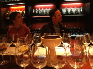 gediegenes Ambiente, interessante Ausführungen, professionelle Degustacion