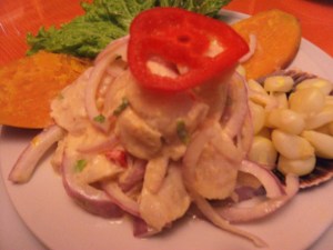 Ceviche, hmmmm!